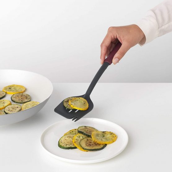 Brabantia 122781 Tasty+ Spatula Plus Fork, Aubergine Red - Image 4