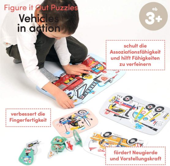 Banana Panda 49031 Vehicles in Action Puzzle Assignment Activity Game Multicoloured - Image 4