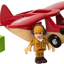 BRIO World Safari Airplane for Kids Age 3 Years Up - Compatible with all BRIO Railway Sets & Accessories