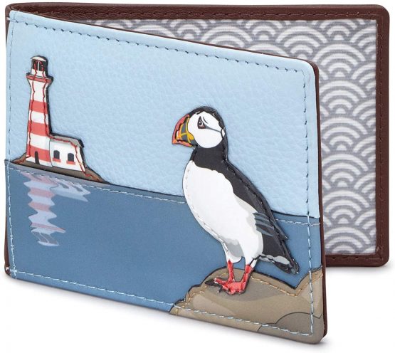 Puffin Island Leather Travel Pass Holder by Yoshi