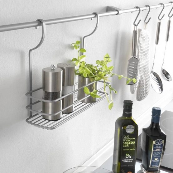 Metaltex Spice Board City with 1 Etage, Grey, 9.2 x 33.8 x 26 cm - Image 3