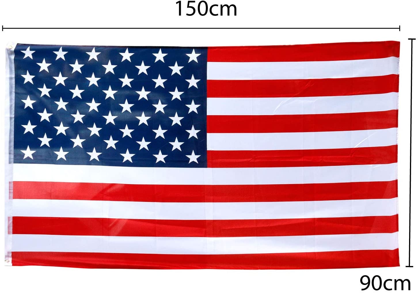 TRIXES American Flag, Large USA Flag, Stars and Stripes, 5ft x 3ft, Sporting Events American Football Bowl - Image 2