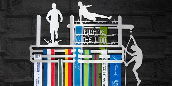 The Runners Wall Medal Hanger - Medal Holder – Medal Display – Running Gifts – Obstacle Race Medal Hanger
