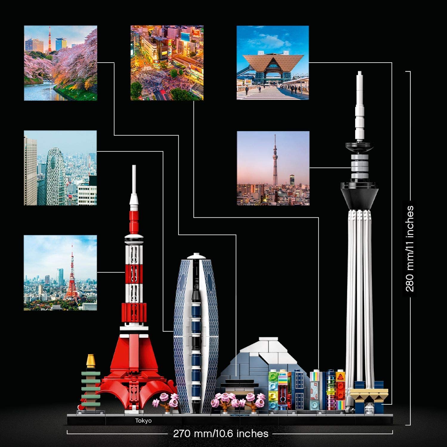 LEGO 21051 Architecture Tokyo, Multicolor - Image 4
