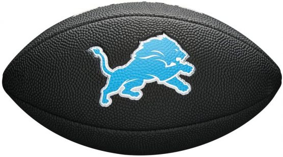 Wilson Sporting Goods NFL Detroit Lions Team Logo Football, Black, Mini Size - Image 2
