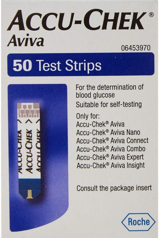 Accu-Chek 99XX0061 Aviva Test Strip, Pack of 50
