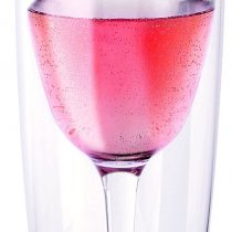 Vino2Go Double Wall Insulated Portable Wine Cup - Party Pink