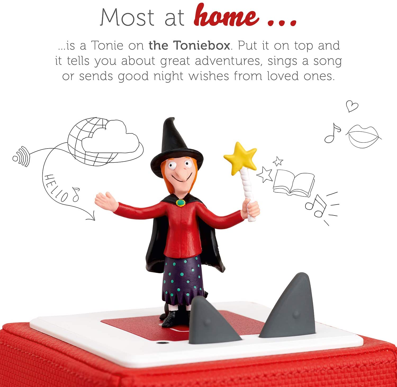 tonies Julia Donaldson Room On The Broom Audio Character, for use with Toniebox, Multicolor, small - Image 2