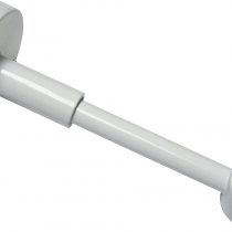Gardinia Carrier Bracket Ø 20 mm 12, Metal, White, 12 cm
