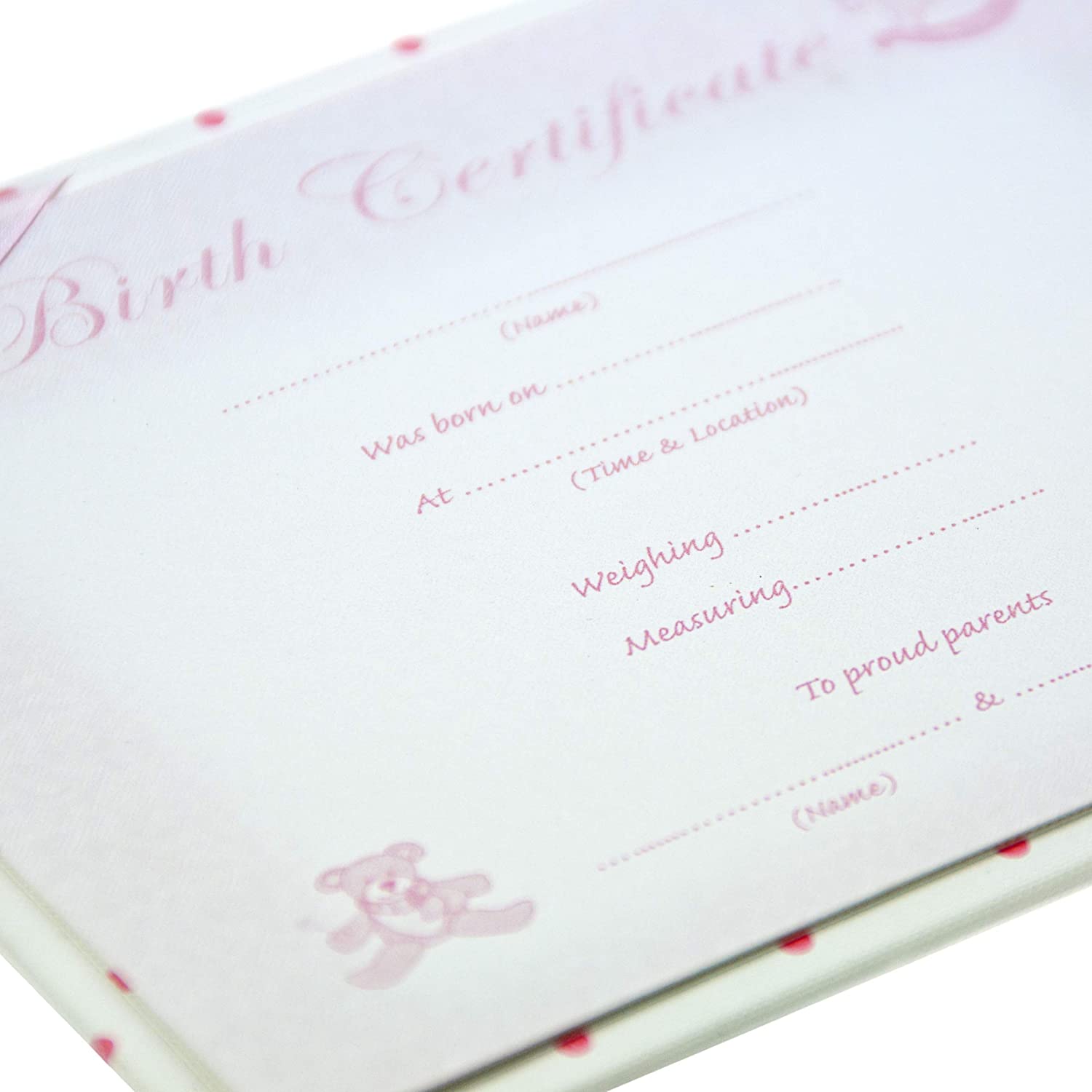 Mousehouse Gifts - Baby Girl Footprint Keepsake Kit, Clay Casting Set for Christening Memories, Pink, 1 Stück (1er Pack) - Image 2