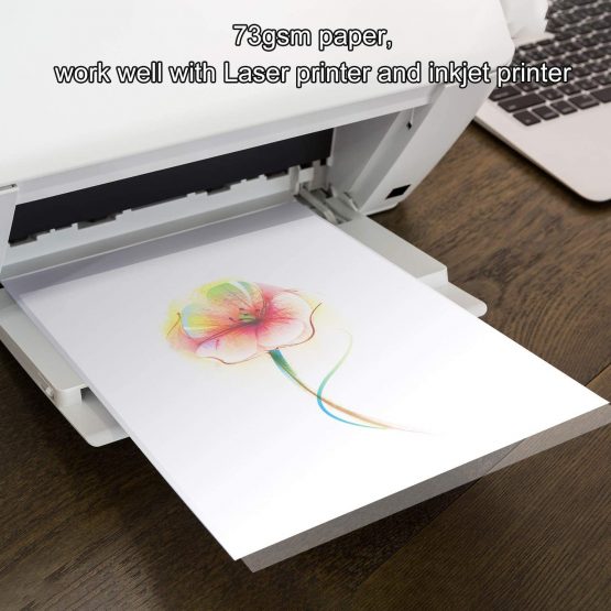 FEPITO 50 Sheets Vellum Paper 8.5 x 11 Inches Translucent Sketching and Tracing Paper Clear Paper for Sketching Tracing Drawing Animation - Image 4