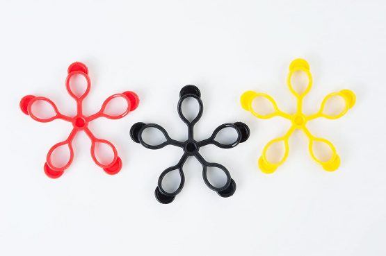 Pure2Improve Jelly Finger (Pack of 3) - Black/Red/Yellow