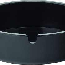 Utopia Melamine Ashtrays Black - Pack of 10 | Cigarette Ash Trays, Pub Ashtrays, Plastic Ashtrays, Outdoor Ashtrays, Garden Ashtrays