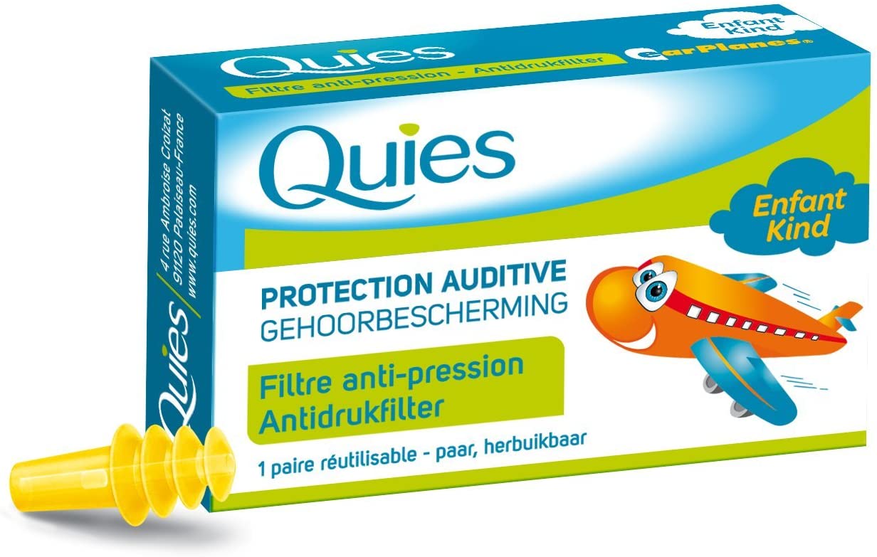 Quies EarPlanes Enfant - Lot de 2 Paires, Yellow, 2 count (Pack of 1) - Image 2