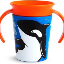 Munchkin Miracle 360 WildLove Trainer Cup, 6 oz/ 177 ml, Orca