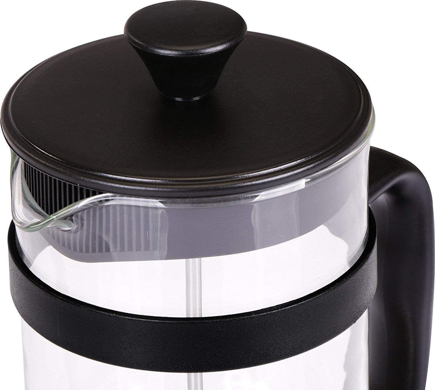 KICHLY 8 Cup Cafetiere French Press 1.0L Coffee Maker and Tea Maker with Heat Resistant Glass and Ergonomic Design - Image 3