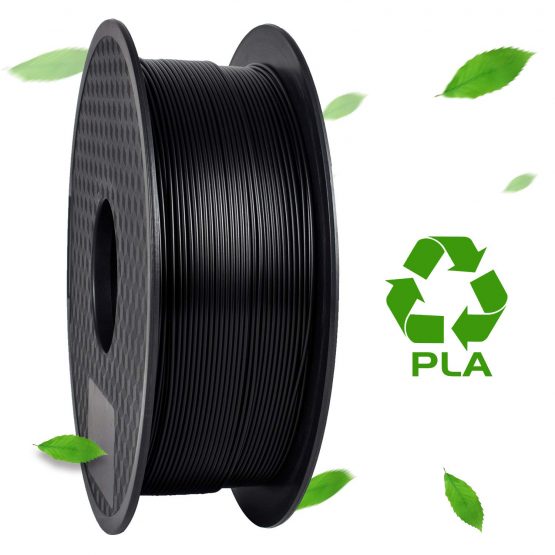 PLA Filament 1.75mm Black, GEEETECH New 3D Printing Filament PLA for 3D Printer and 3D Pen, 1kg 1 Spool - Image 2