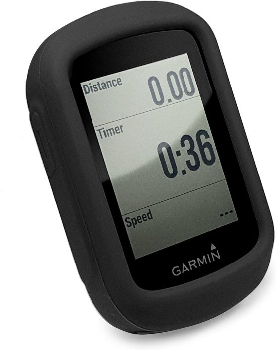 TUFF LUV Silicone GPS Protective Case Compatible With Garmin Edge 130 - Black