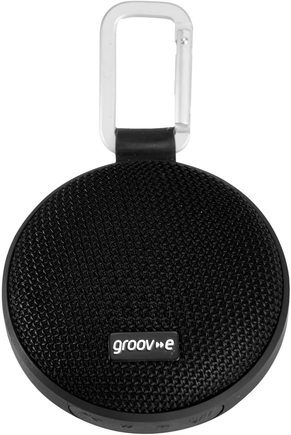 groov e WAVE I Wireless Bluetooth Speaker, Portable Travel Speaker with Carabiner Keyring Clip, 6 Hours Audio Playback