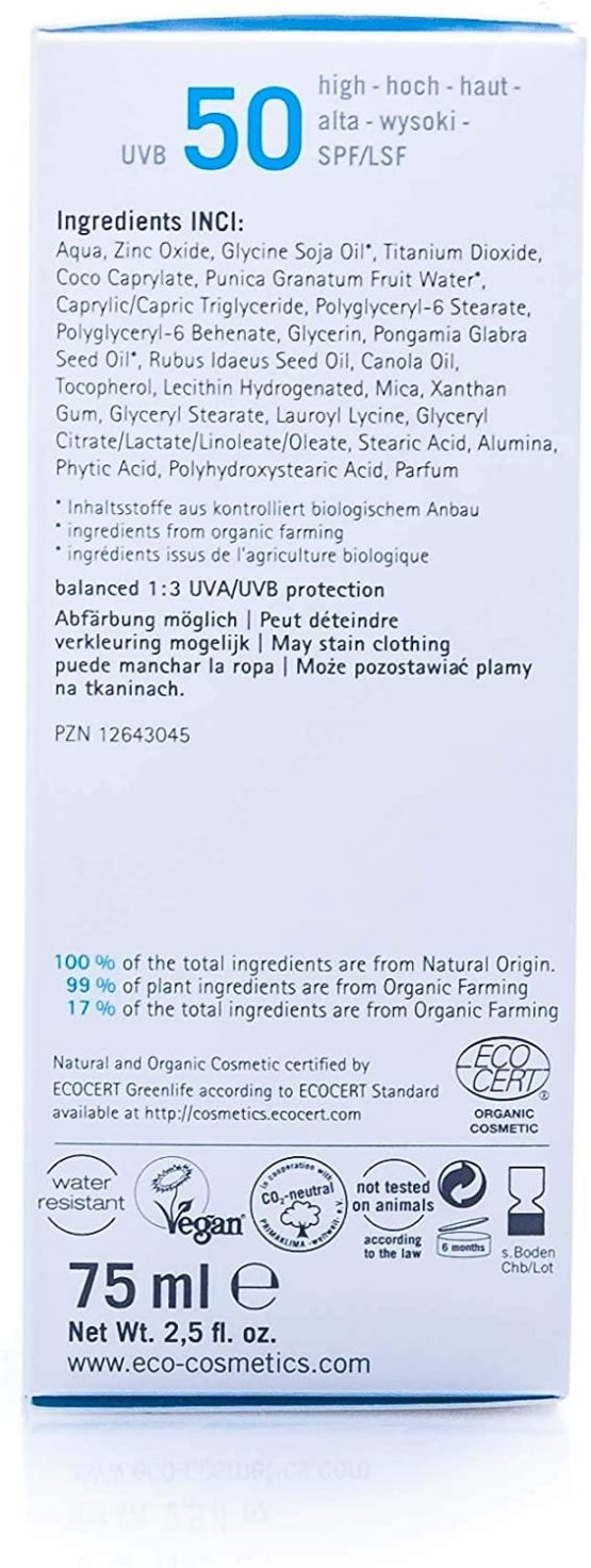 Eco Cosmetics Sun Lotion Sensitive SPF 50 (75 ml) - Image 3