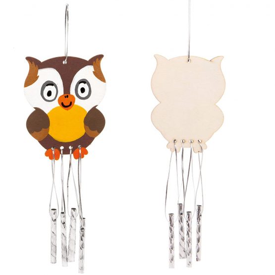 Baker Ross AW877 Woodland Animal Wooden Windchimes, Arts and Crafts for Kids (Pack of 4) - Image 4