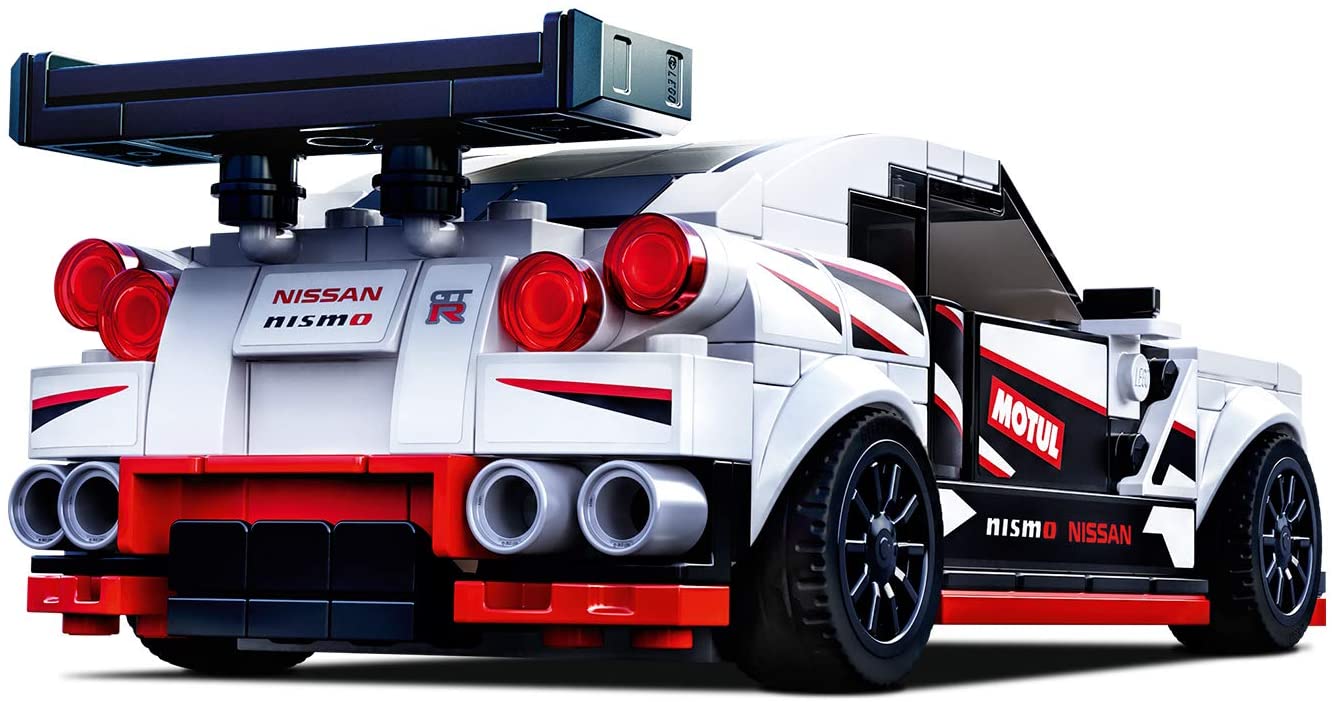 LEGO 76896 Speed Champions Nissan GT-R NISMO Model Car Toy, Racing Car Set for Kids 7+ Years Old with Racer Driver Minifigure - Image 3