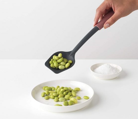 Brabantia 122743 Tasty+ Serving Spoon Plus Scraper, Grape Red - Image 3