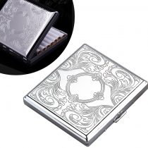 High Quality Metal Cigarette Case Box Holds 20 Cigarettes 84mm