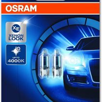 OSRAM COOL BLUE INTENSE W5W, halogen, license plate position light, xenon effect for Blue light, 2825HCBI-02B, 12 V passenger car, double blister (2 units)