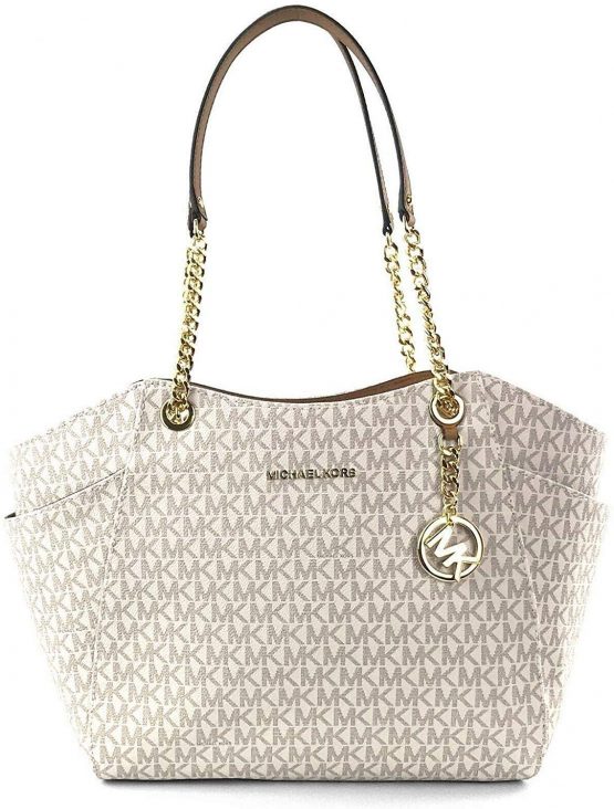 Michael Kors Jet Set Travel Saffiano Leather Shoulder Bag Medium Handbag