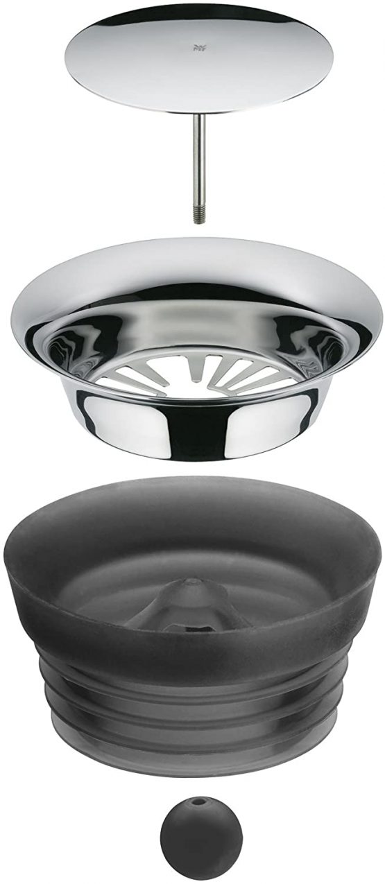 WMF Basic Water Decanter 1.5L Height 32.7cm Close-Up Stopper Glass Cromargan® Stainless Steel - Image 3