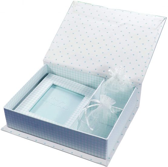 Spotty Baby Imprint Gift Box with Imprint Kit and Booties - Image 4