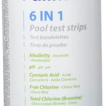 Test Strips for the Analysis of the pool water – 6 in 1 – Jar of 50 Strips.
