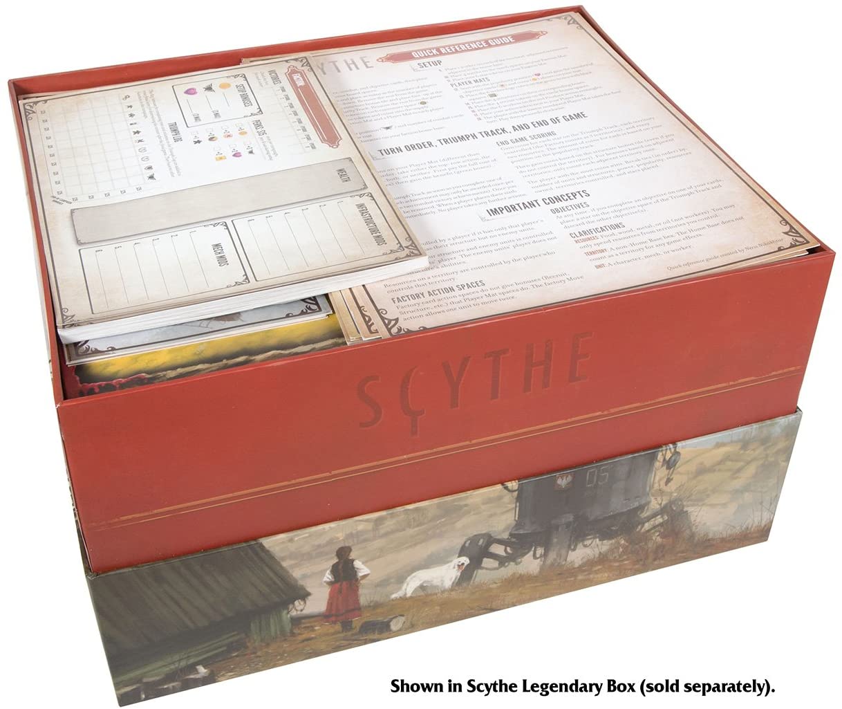 The Broken Token Scythe Legendary Organizer, Natural Wood - Image 4