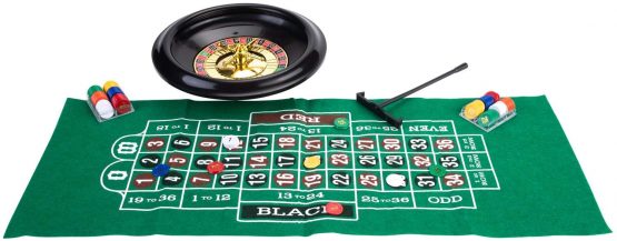 Engelhart Casino Game Set: 12 '' Roulette and Black Jack - Image 2