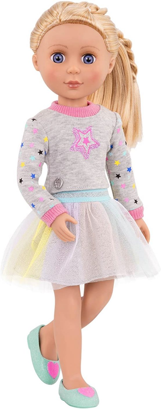 Glitter Girls GG50108Z 14" Doll Tulle Skirt & Sweater Outfit Shine Bright Outfit-36cm Toys, Clothes and Accessories for Girls 3-Year-Old and Up, Various - Image 4
