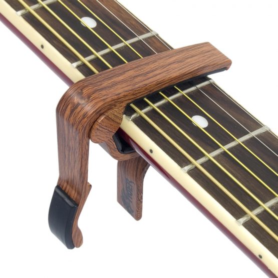 TIGER GACAPO7-DW Trigger Guitar Capo Dark Wood - Image 2