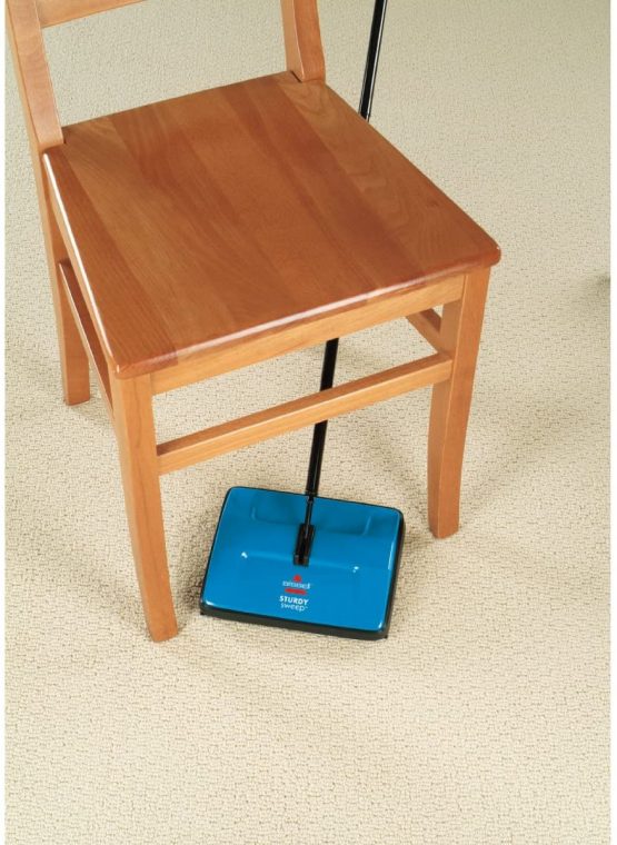 BISSELL Sturdy Sweep, Lightweight Sweeper, Lay-Flat, for Carpet Hard ...