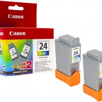 Canon Original BCI-24 - Colour Ink Cartridge - 24 (Twin Pack)
