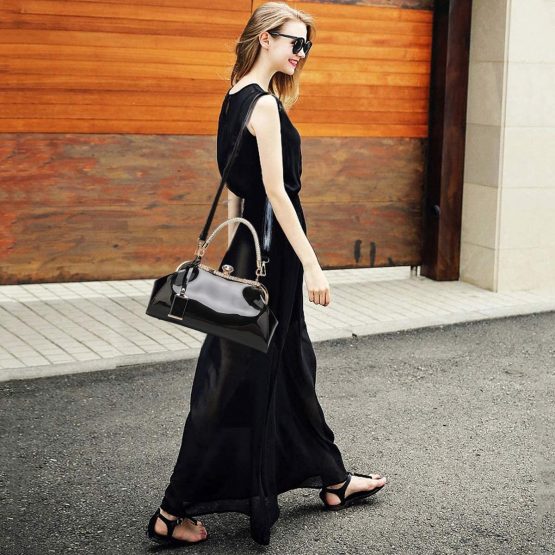 NICOLE & DORIS Handbags for Woman Patent leather Glossy Shell Clutches Evening Bags fashionable for Party - Image 3