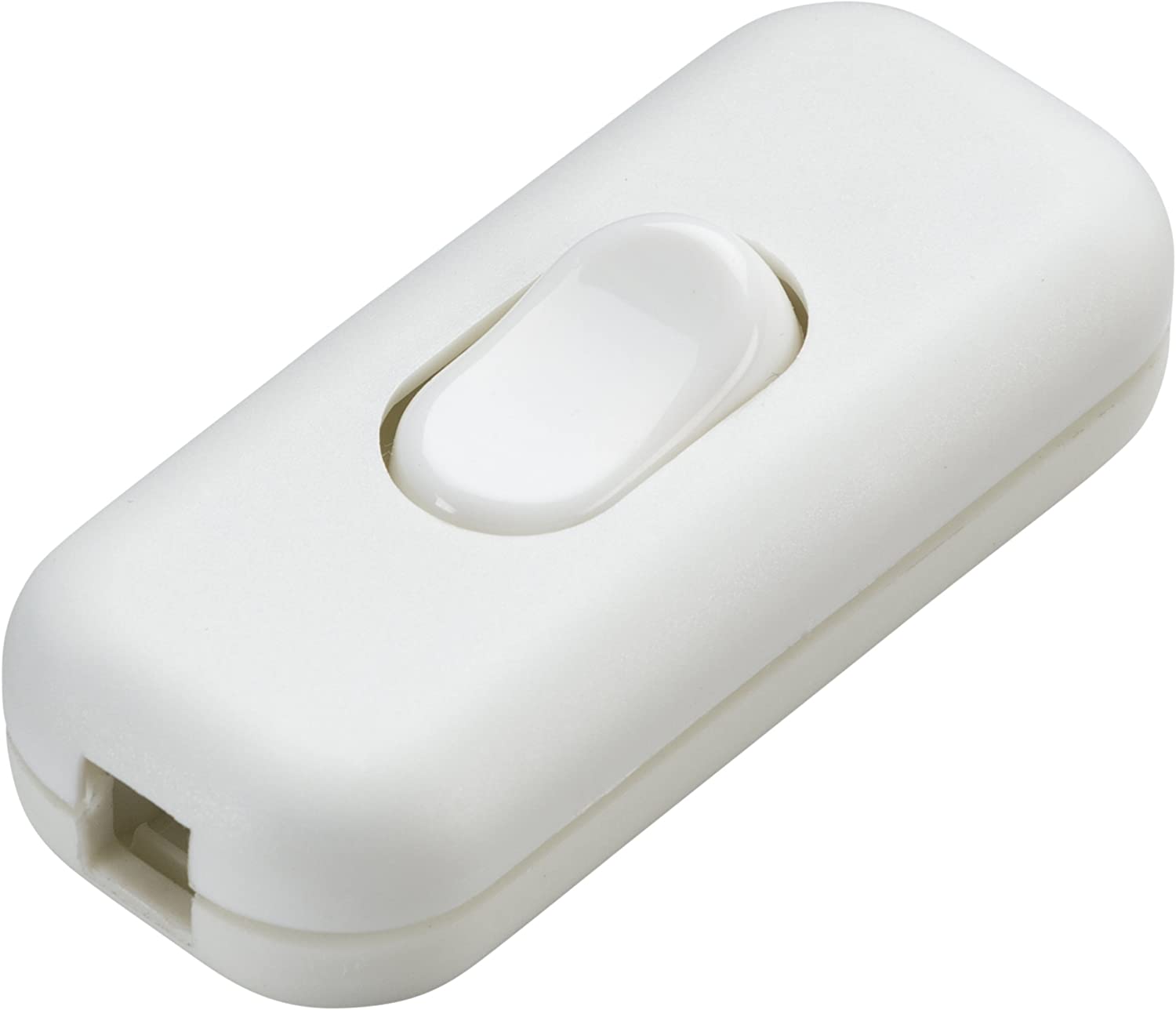 Knightsbridge 6A DP Inline Cord Switch, White ST6AWH