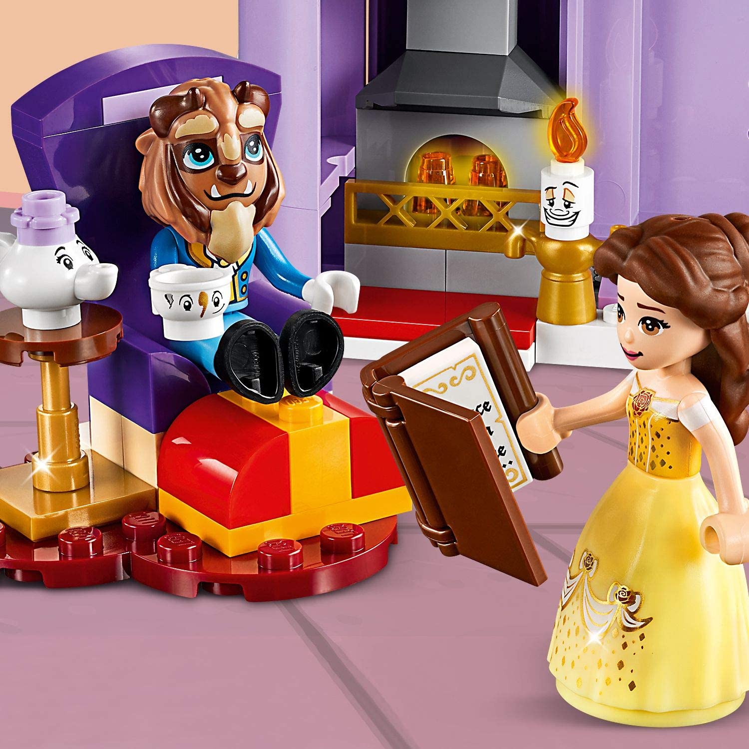 LEGO 43180 Disney Princess Belle’s Castle Winter Celebration, Multicolored - Image 4