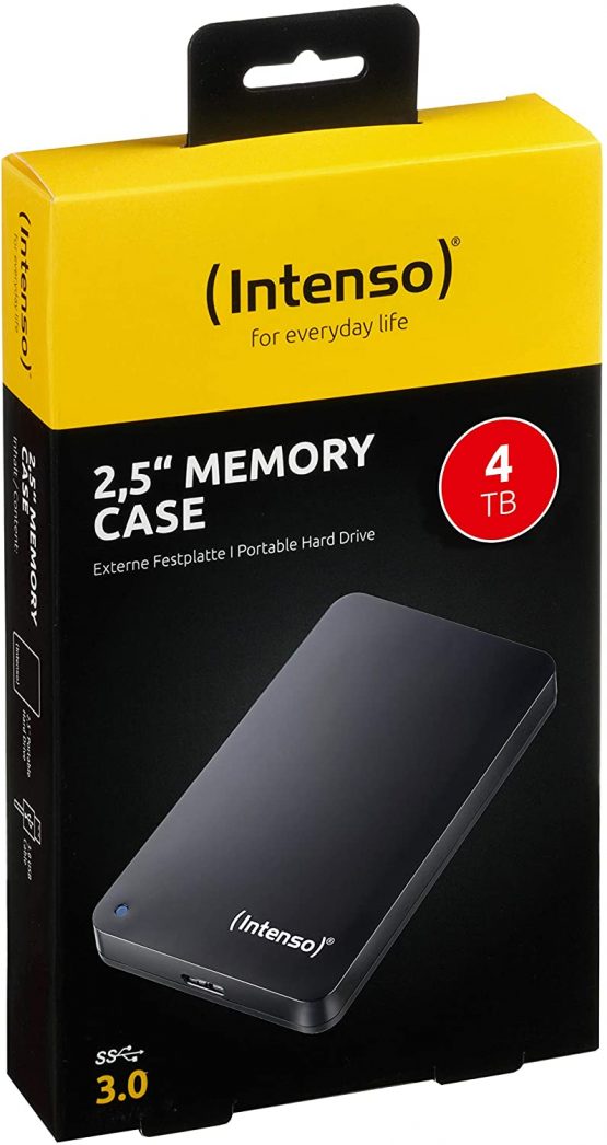 Intenso Memory Case 4 TB Portable Hard Drive, Black - Image 2