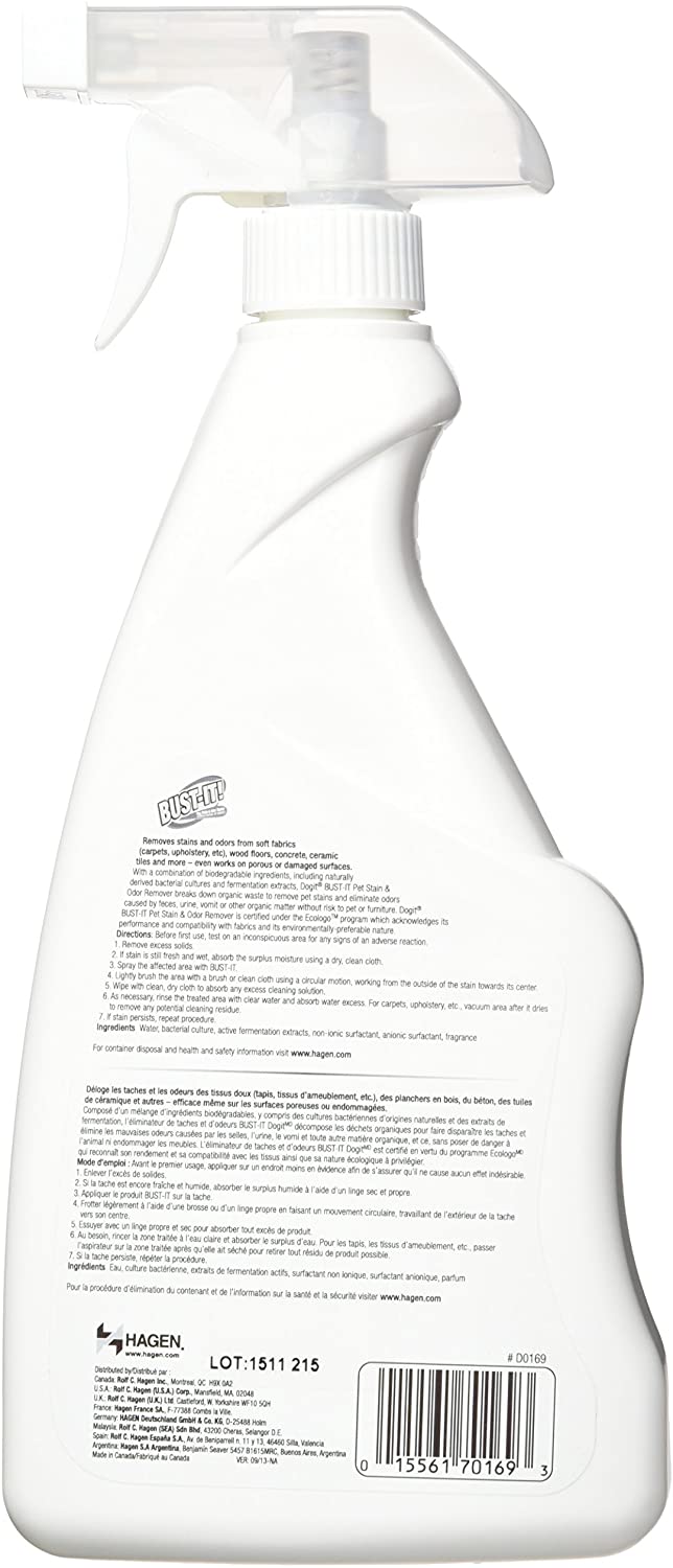 Dogit Bust It Pet Stain and Odour Buster for Any Stain/ Any Surface, 710 ml,White - Image 2