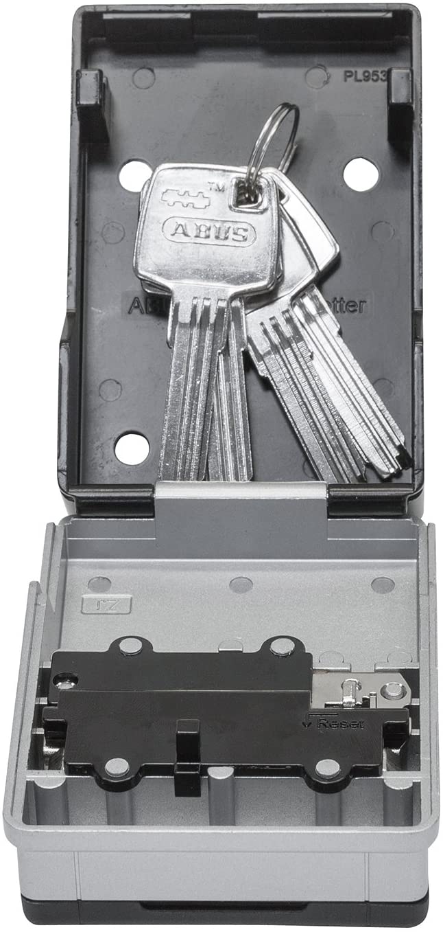 ABUS KeyGarage™ 727 Mini - Wall-mounted Key Box - for Keys or Small Valuables - 77455 - Black/Silver - Image 3