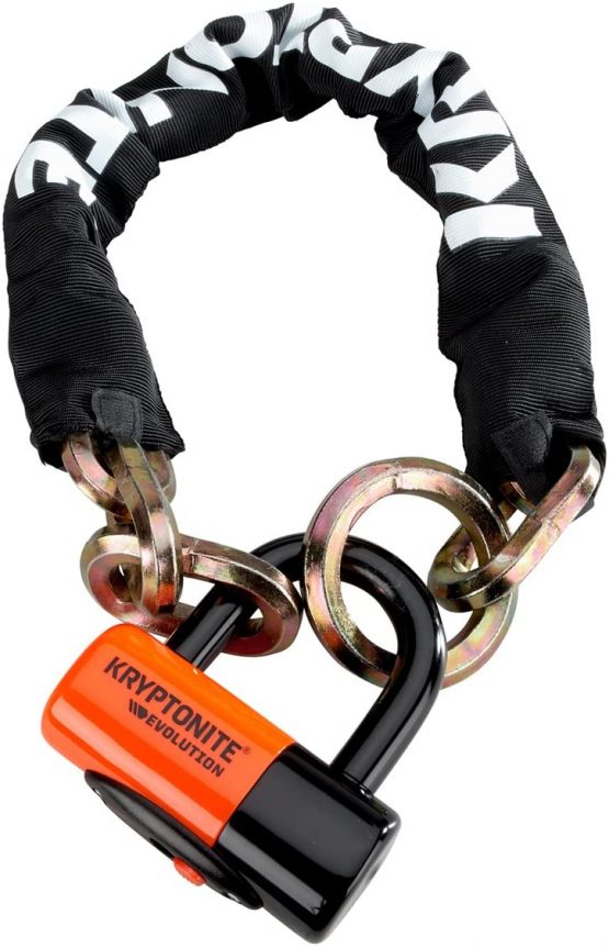 Kryptonite New York Noose 1275 (12Mm X 75Cm) With Evs4 Disc 14Mm Shackle