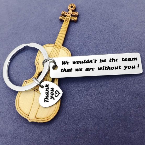 Boss Thank You Keyring Team Gift Best Manager Gifts We Wouldn't Be The Team That We are Without You Keychain Thank You Basketball Soccer Baseball Swimming Coach Gift Keychain Leader Keyring - Image 2