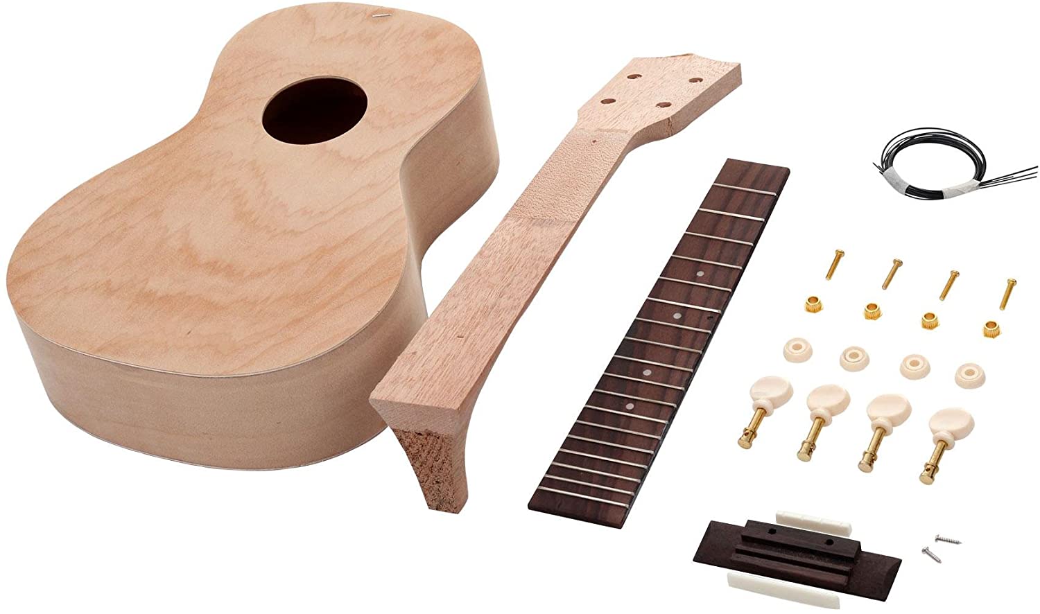 Classic Cantabile UC-240 DIY Kit Concert Ukulele, beige, 30 x 25 x 6 cm