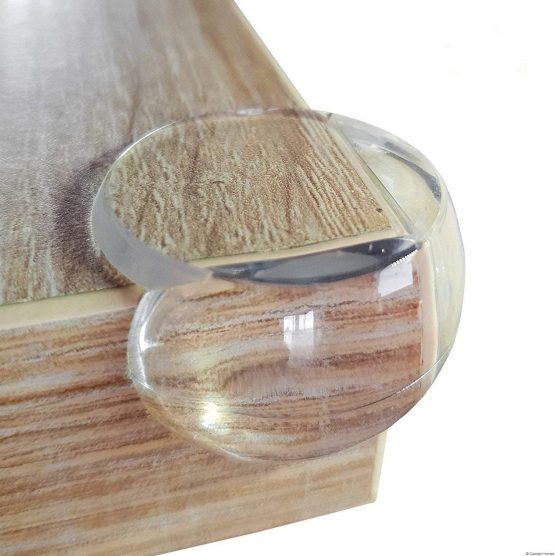 Corner Protectors for Kids (12pcs--Large), E-PROUSE Clear Table Furniture Corner Protectors Guards for Baby Child with 42pcs Advanced Custom Made Adhesive Tape