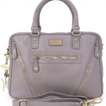 CATWALK COLLECTION HANDBAGS - Women's Leather Tote Shoulder Bag - Ladies Briefcase Work Bag - Additional Cross Body Strap - Tablet/Laptop Messenger Bag - SIENNA